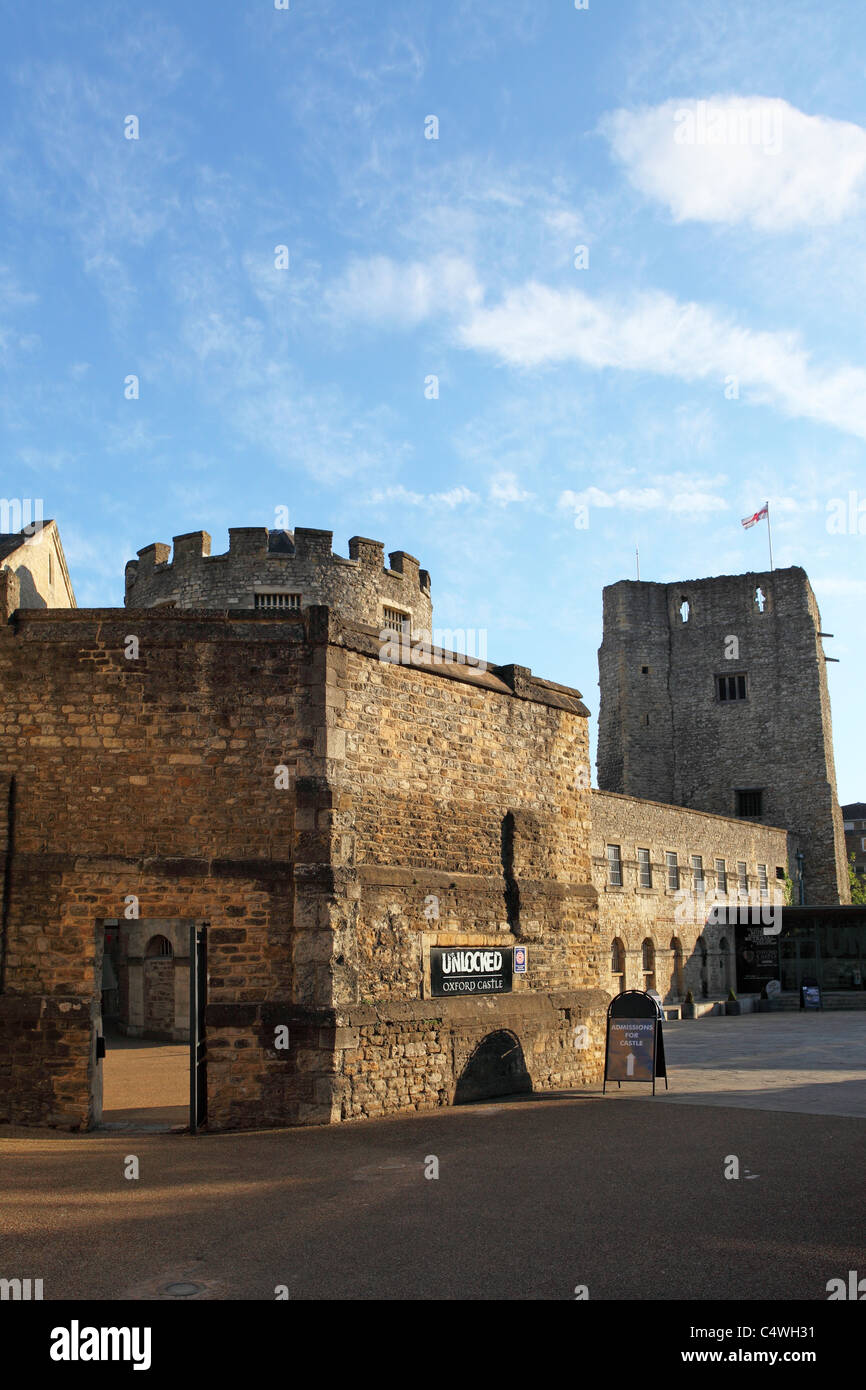 Château et prison d'Oxford à Oxford, Angleterre. Banque D'Images