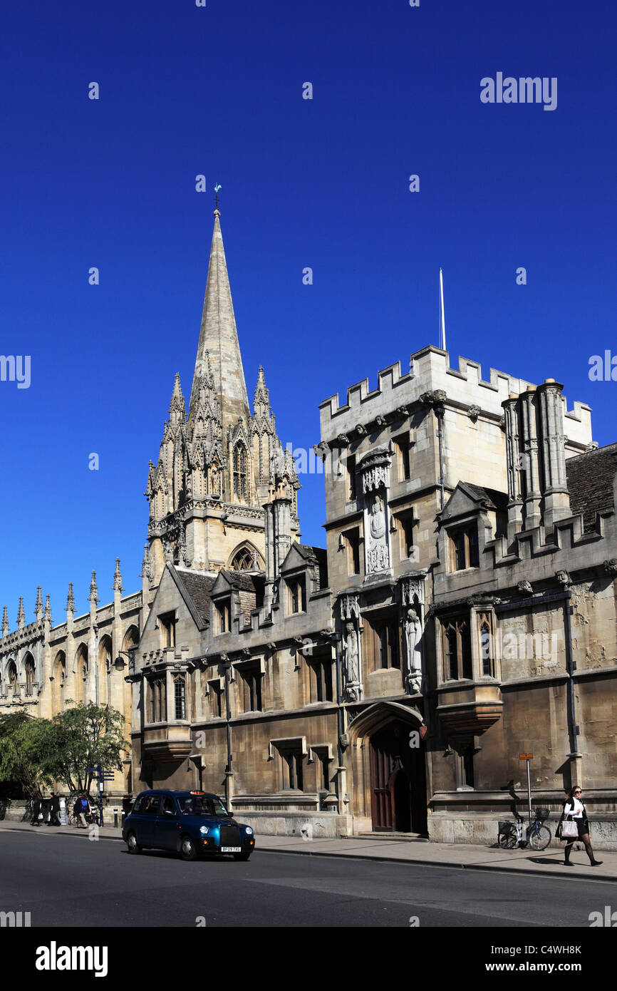 All Souls College, qui fait partie de l'Université d'Oxford, à Oxford, Angleterre. Banque D'Images