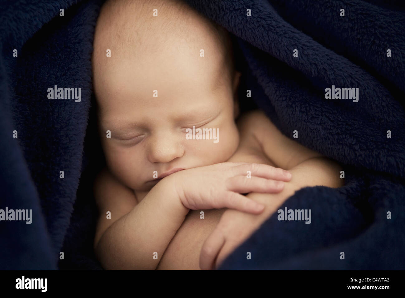 USA,Arizona,Scottsdale,Baby Boy (0-1 mois) à coucher Banque D'Images