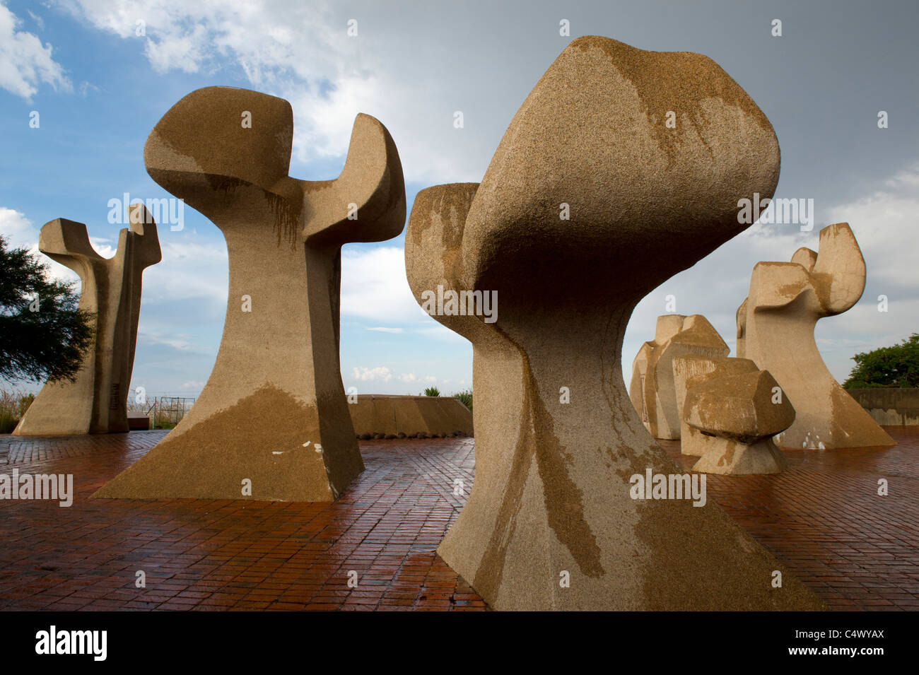 Anglo Boer War Memorial pour les Boers sur dispositif Hill, Ladysmith, Afrique du Sud Banque D'Images