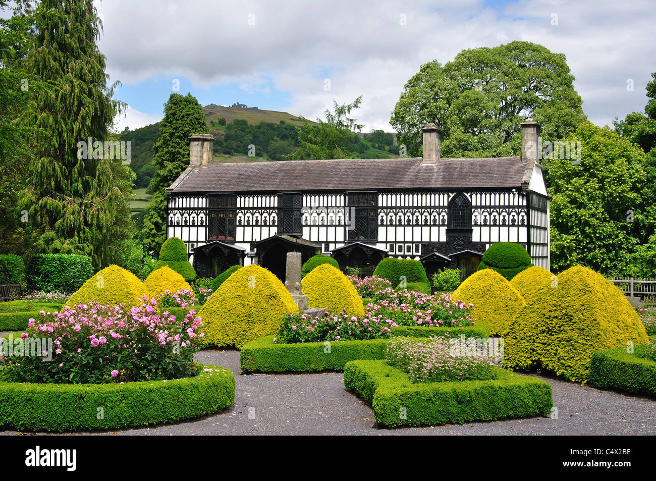 Plas Newydd (ancienne maison de la "Ladies of Llangollen'), Llangollen, Denbighshire (Sir Ddinbych), pays de Galles, Royaume-Uni Banque D'Images