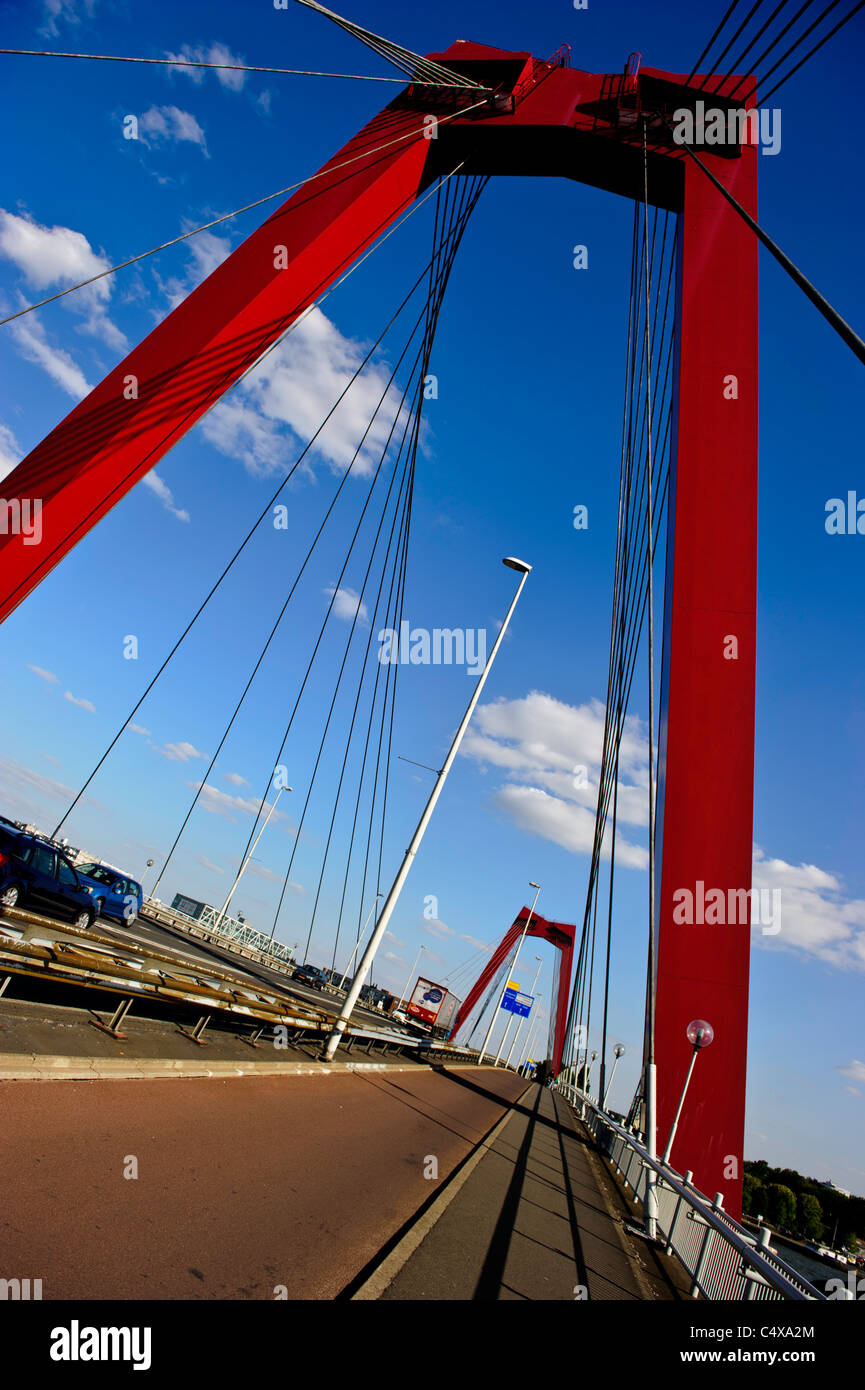 Willemsbrug, Rotterdam, Pays-Bas Banque D'Images