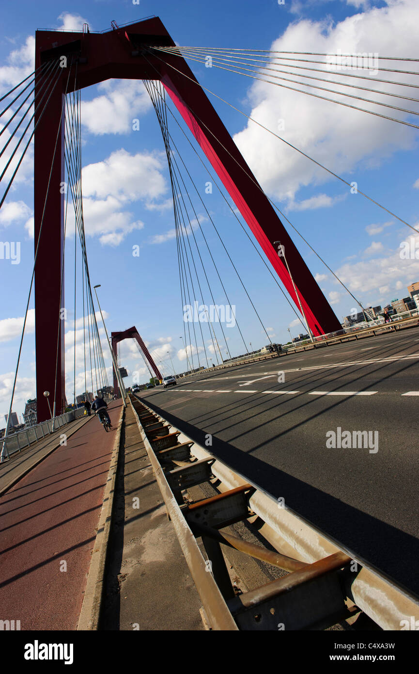 Willemsbrug, Rotterdam, Pays-Bas Banque D'Images