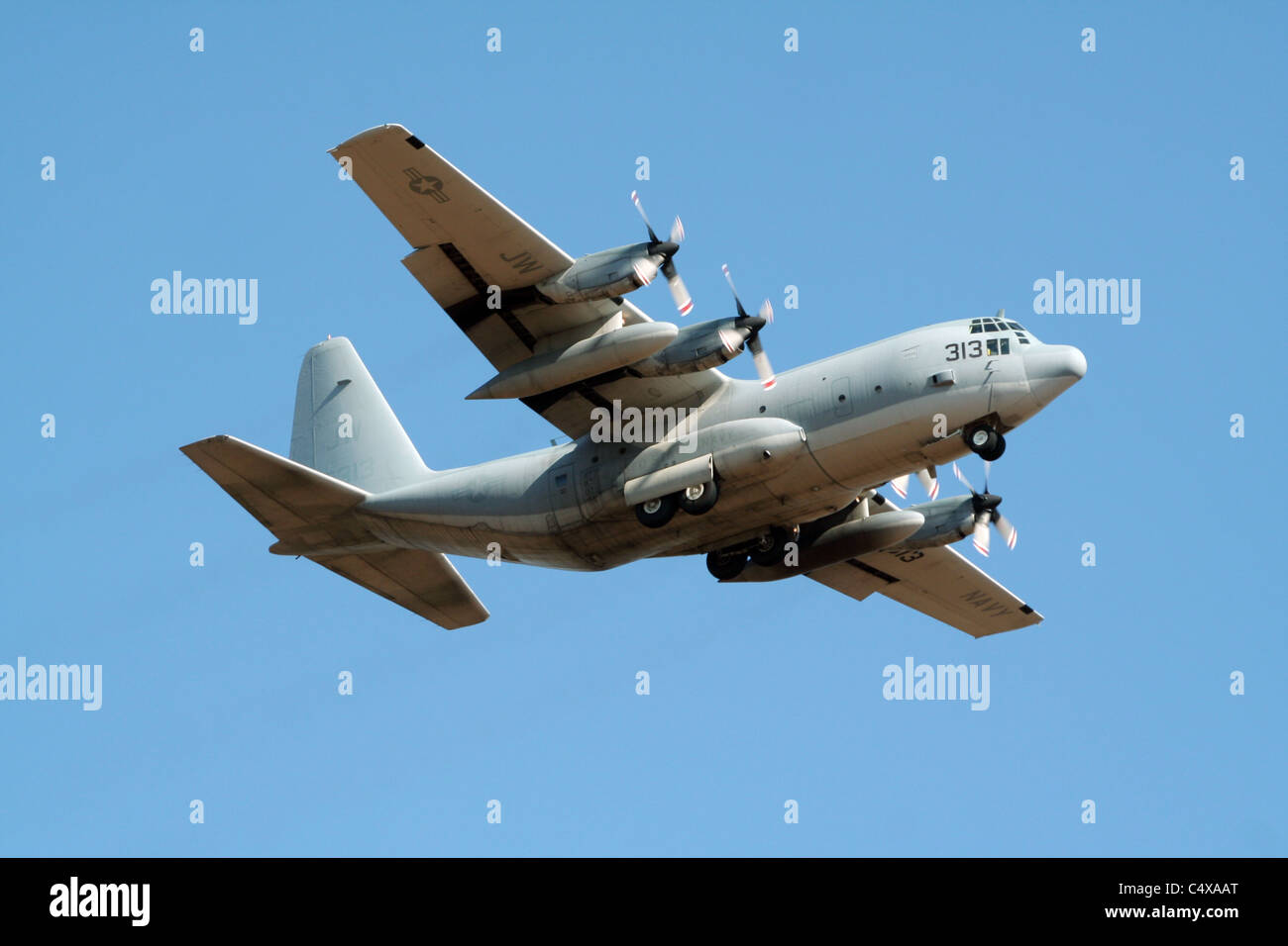 United States Navy c-130 Hercules Banque D'Images