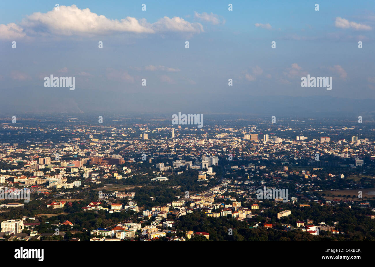 Vue sur Chiang Mai, Thaïlande Banque D'Images Vue sur Chiang Mai, Thaïlande Banque D'Images