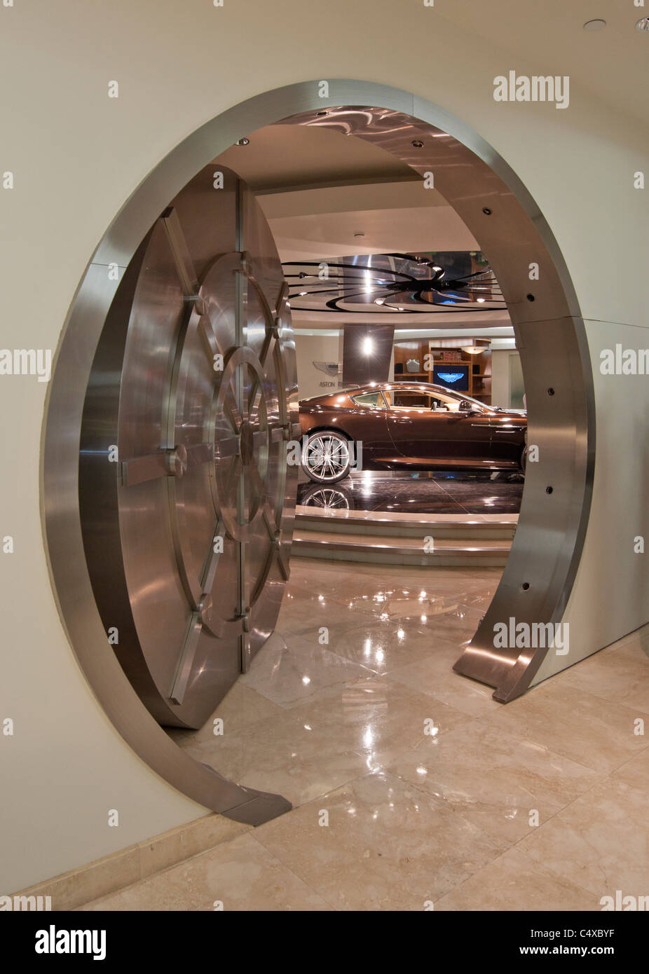 Galpin Motor's club Aston Martin de montre. Banque D'Images