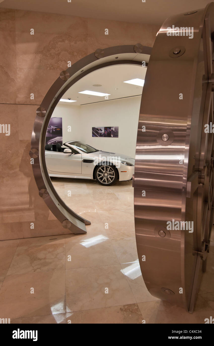 Galpin Motor's club Aston Martin de montre. Banque D'Images