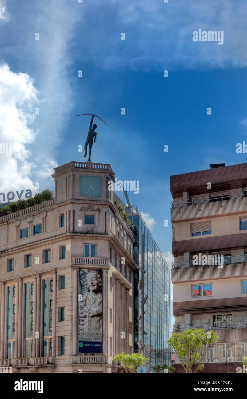 Pontevedra, Galice, Espagne Banque D'Images