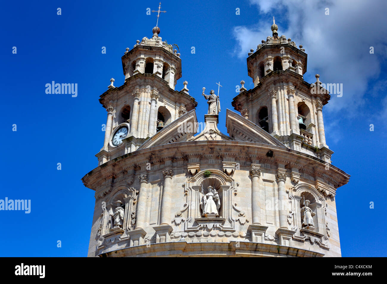 Église de Peregrina, Pontevedra, Galice, Espagne Banque D'Images