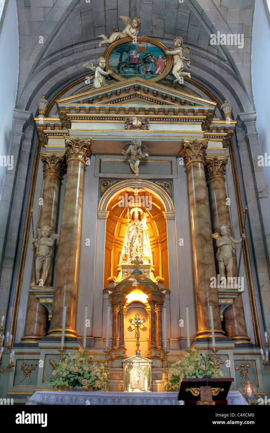 Église de Peregrina, Pontevedra, Galice, Espagne Banque D'Images