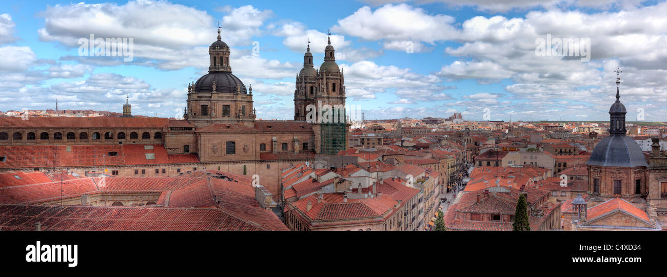 Clerecia l'église et de l'université jésuite de l'Université Pontificia de Salamanca, Salamanque, Castille et Leon, Espagne Banque D'Images