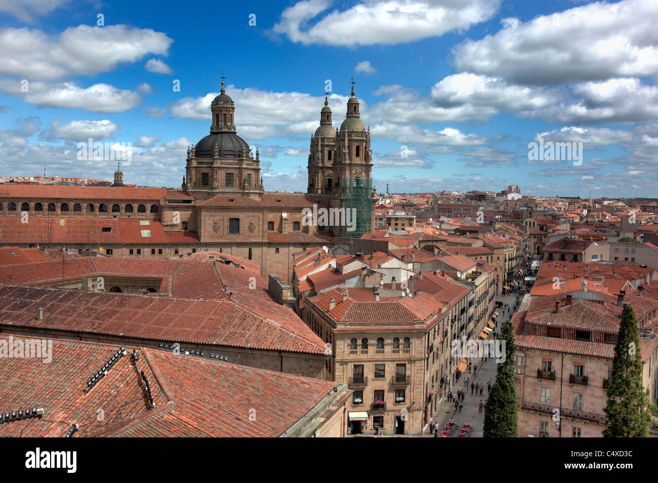 Clerecia l'église et de l'université jésuite de l'Université Pontificia de Salamanca, Salamanque, Castille et Leon, Espagne Banque D'Images