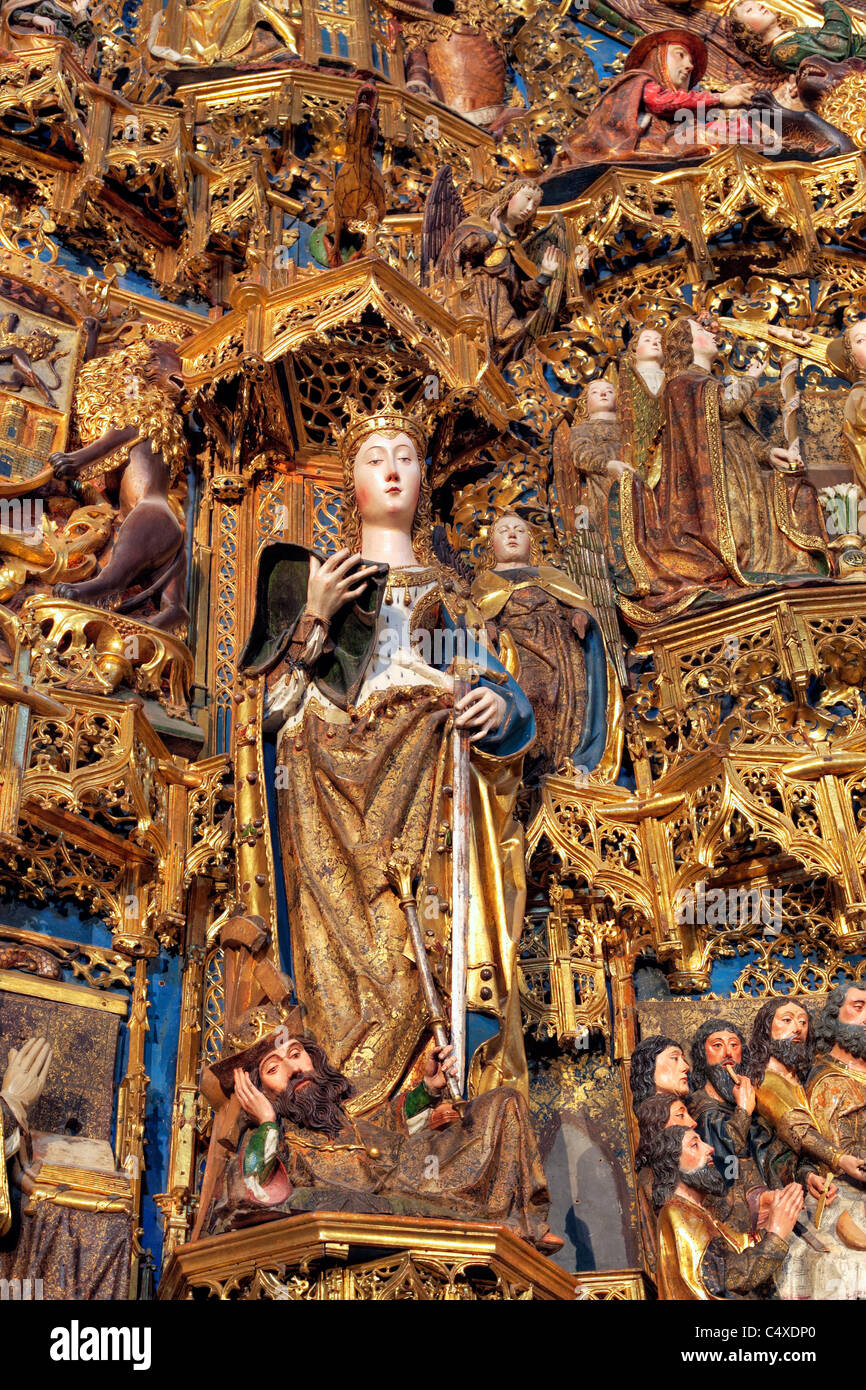 Cartuja de Miraflores, près de Burgos, Castille et Leon, Espagne Banque D'Images