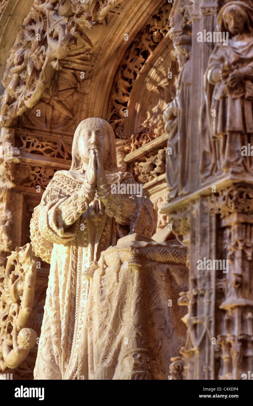Cartuja de Miraflores, près de Burgos, Castille et Leon, Espagne Banque D'Images