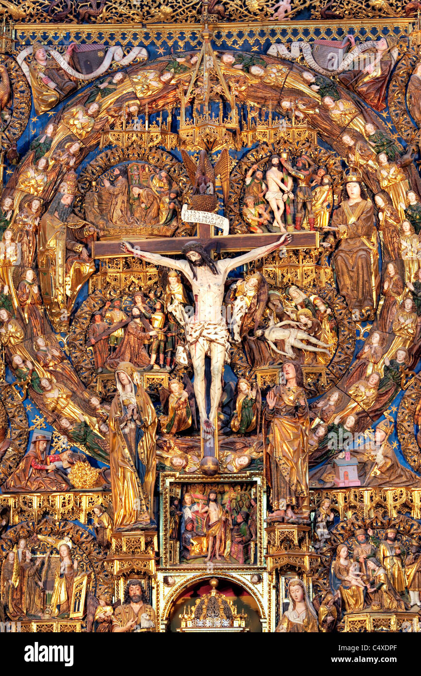 Cartuja de Miraflores, près de Burgos, Castille et Leon, Espagne Banque D'Images