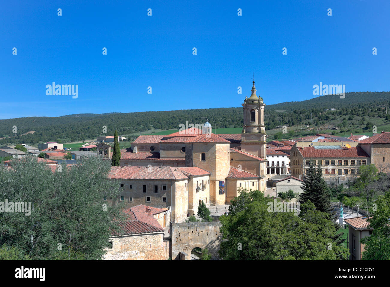 Abbaye de Santo Domingo de Silos, Burgos, Castille et Leon, Espagne Banque D'Images