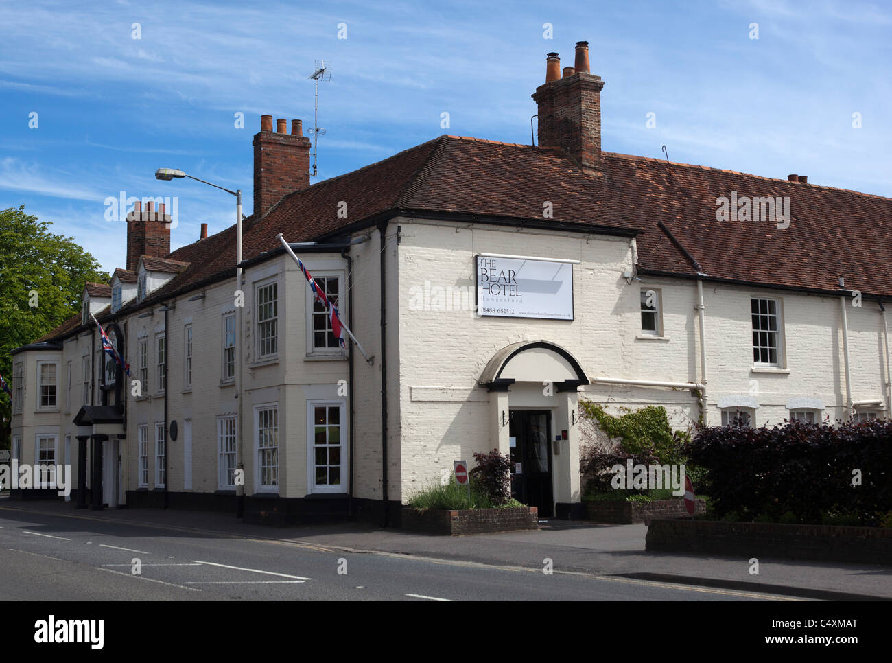 Le Bear Hotel Hungerford Berkshire Banque D'Images