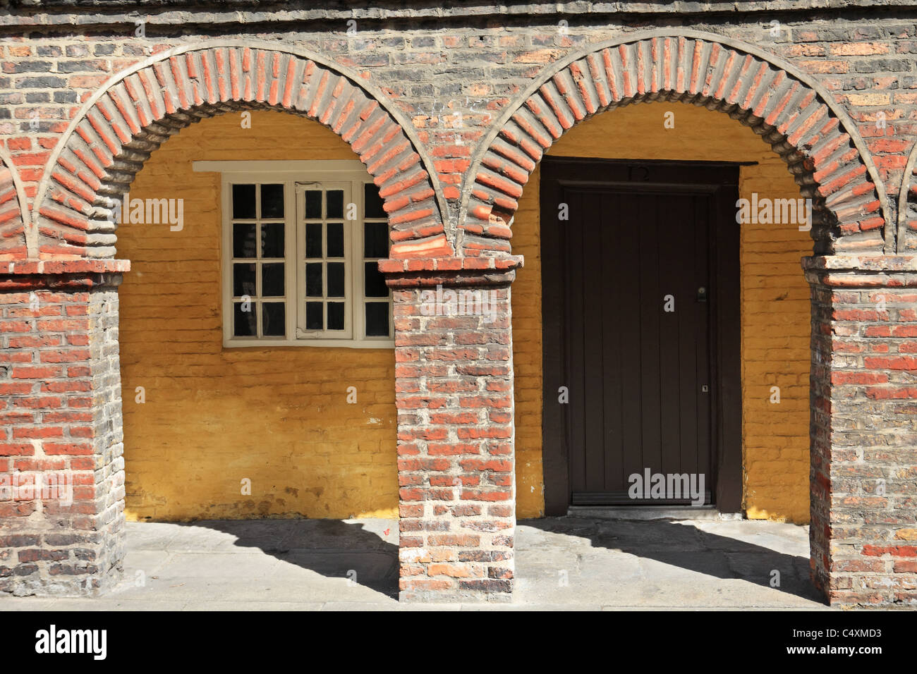 Sous les voûtes de l'Hôpital Sainte Jésus Newcastle Upon Tyne, England UK Banque D'Images