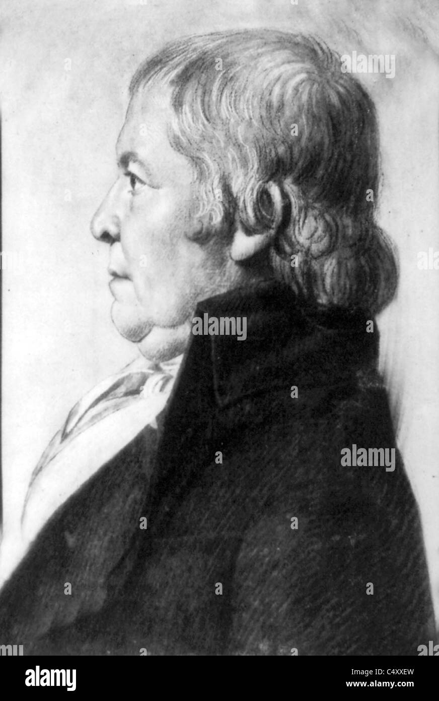 Paul Revere, orfèvre américain et un patriote dans la Révolution américaine. Banque D'Images