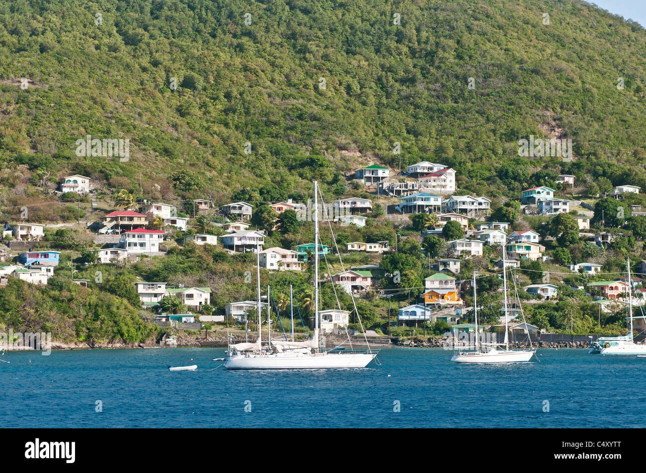 Port Elizabeth Bequia, St Vincent & les Grenadines. Banque D'Images