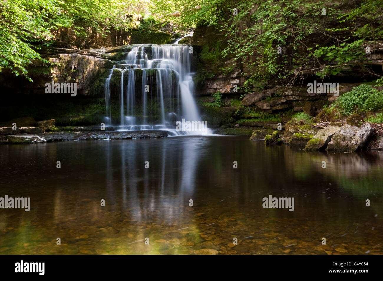 West Burton tombe dans le Yorkshire Dales Banque D'Images