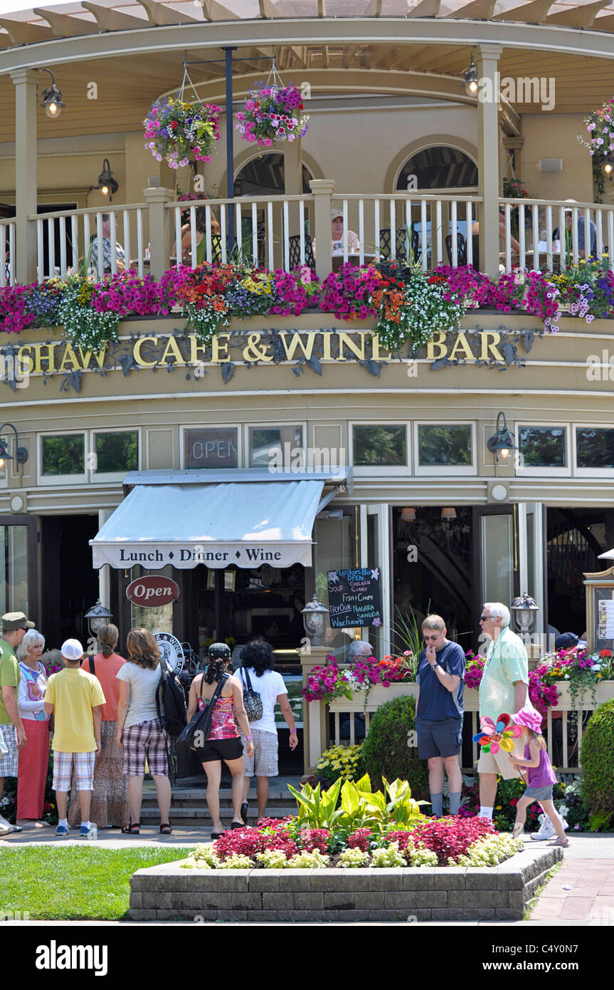 Shaw Cafe & Wine Bar, Niagara on the Lake Banque D'Images