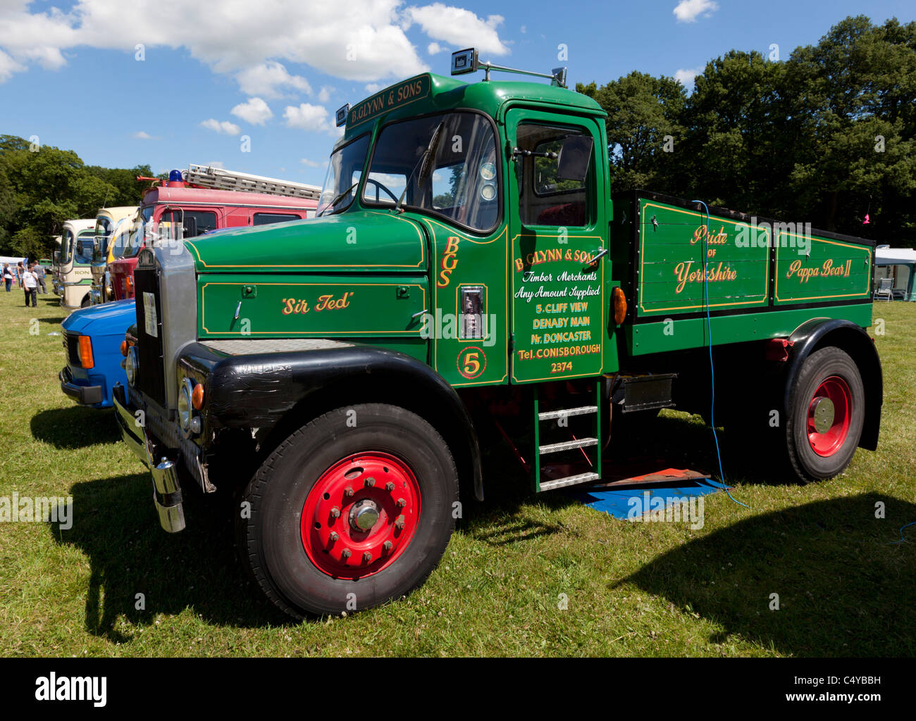 Les véhicules de transport et les camions à vintage show 2011 Banque D'Images