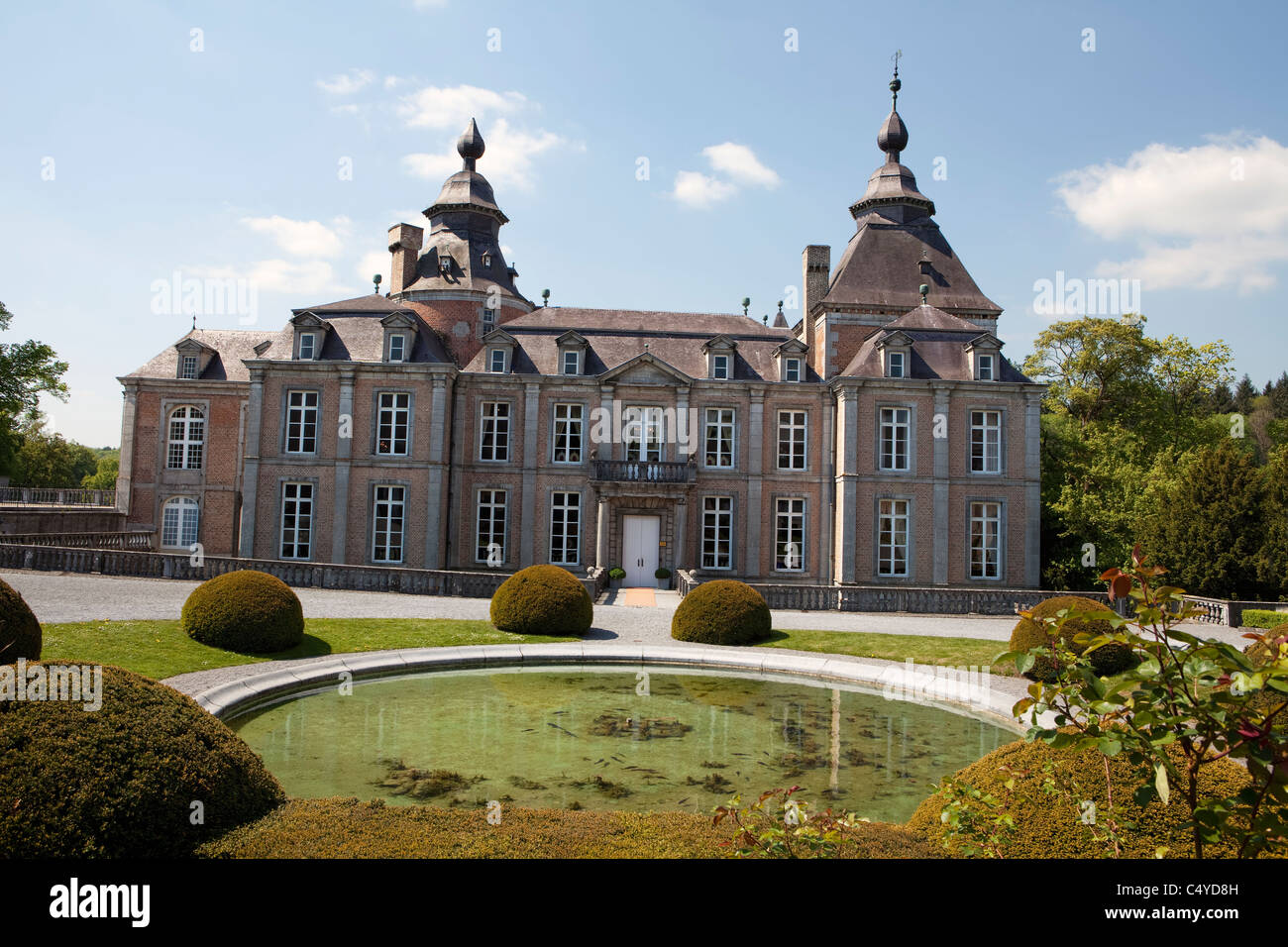 Château de Modave château, Modave, province de Liège, Belgique, Europe Banque D'Images