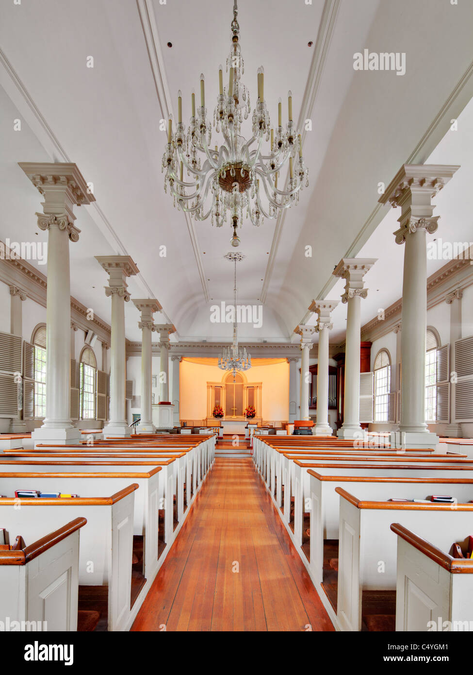 Christ Church, Cambridge, MA Banque D'Images
