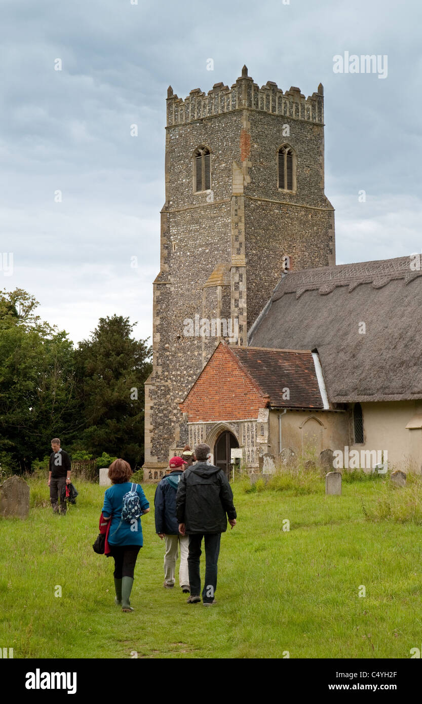 Iken Village church, Suffolk UK Banque D'Images