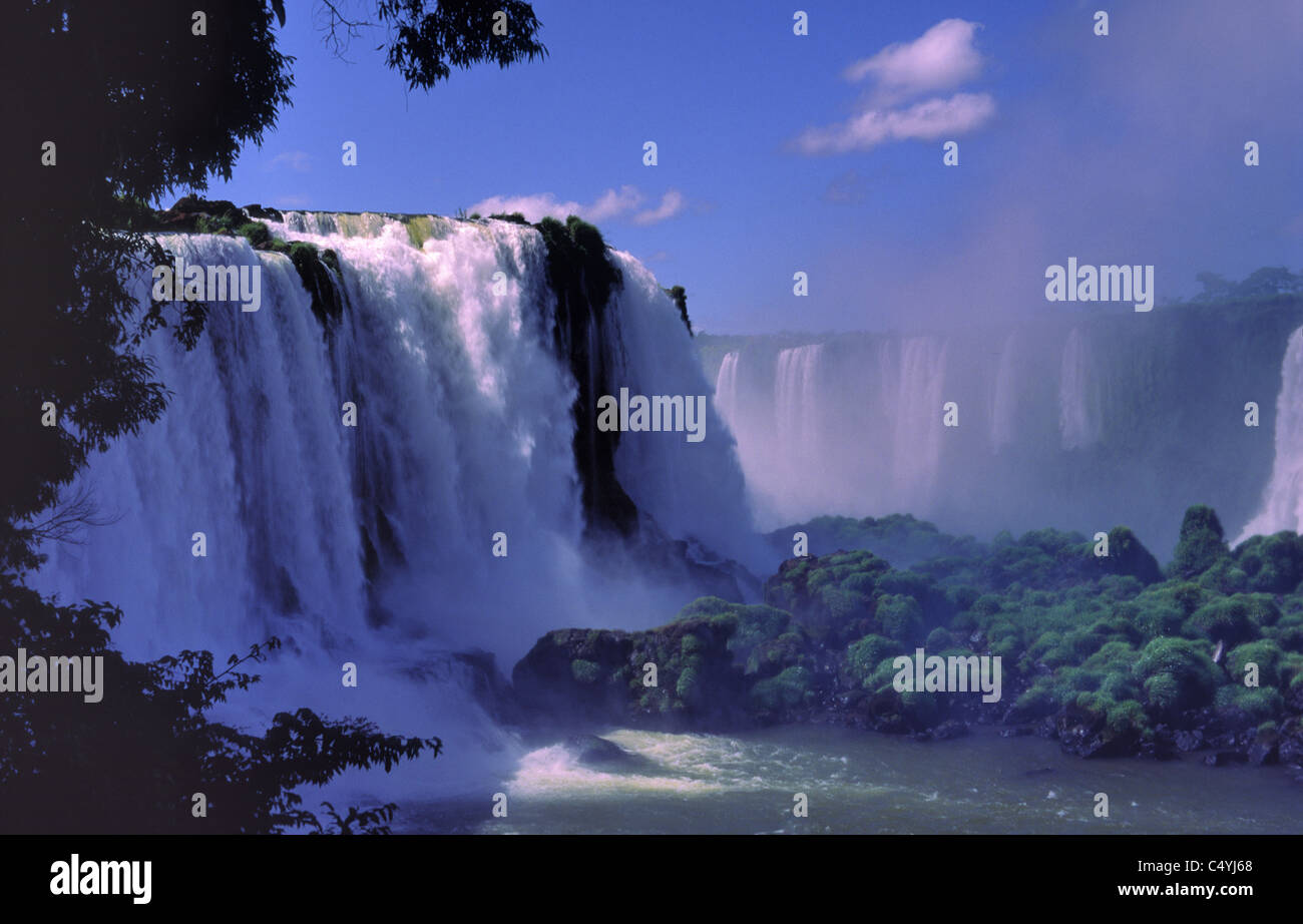 La Gorge du Diable, les chutes d'Iguaçu, Brésil Banque D'Images