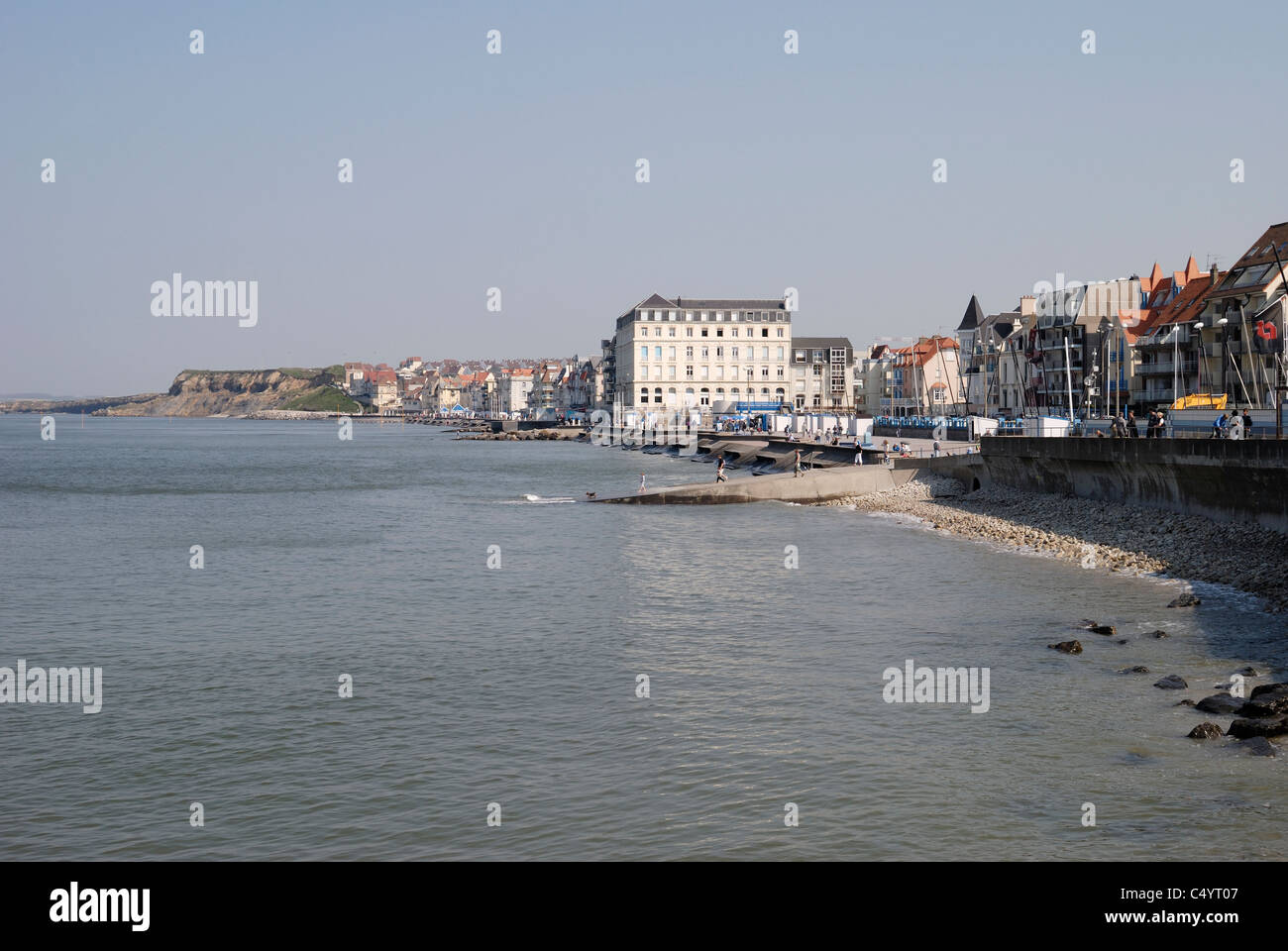 Plage Et Promenade Du Bord De Mer à Wimereux Pas De Calais