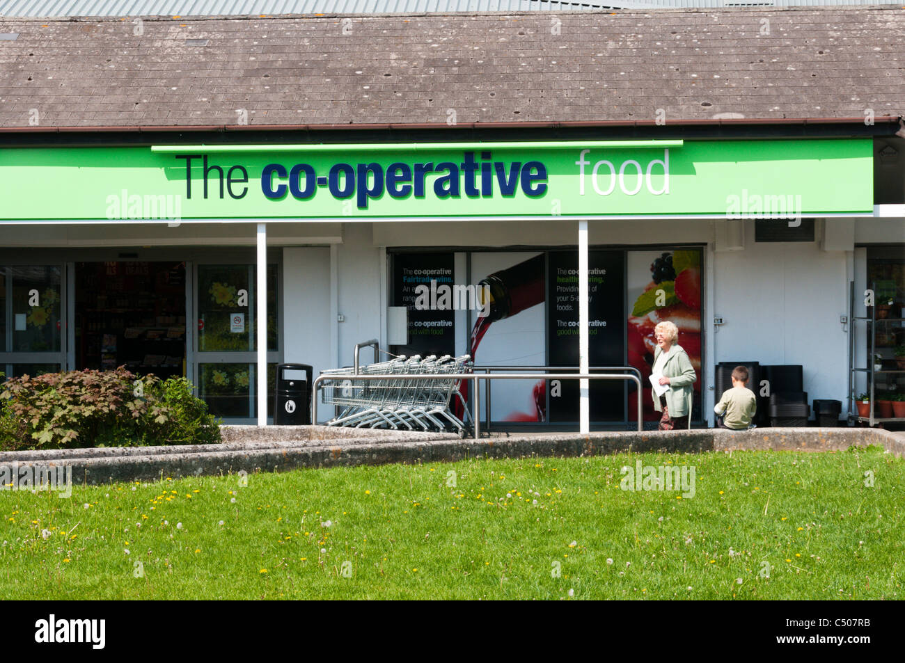 Un supermarché coopératif Banque D'Images