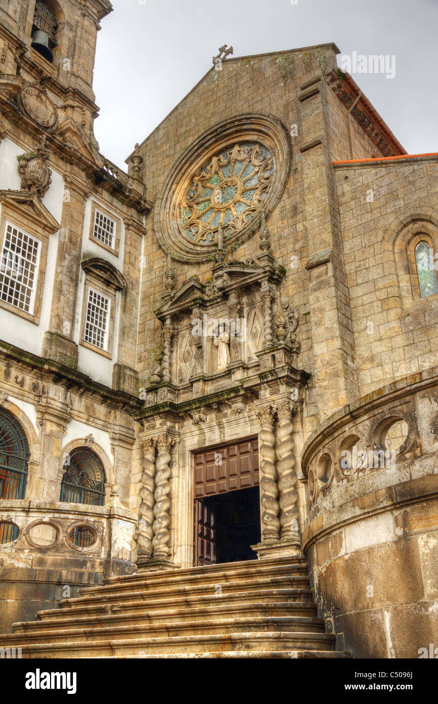 L'église gothique de Saint François Igreja de São Francisco Porto, Portugal Banque D'Images