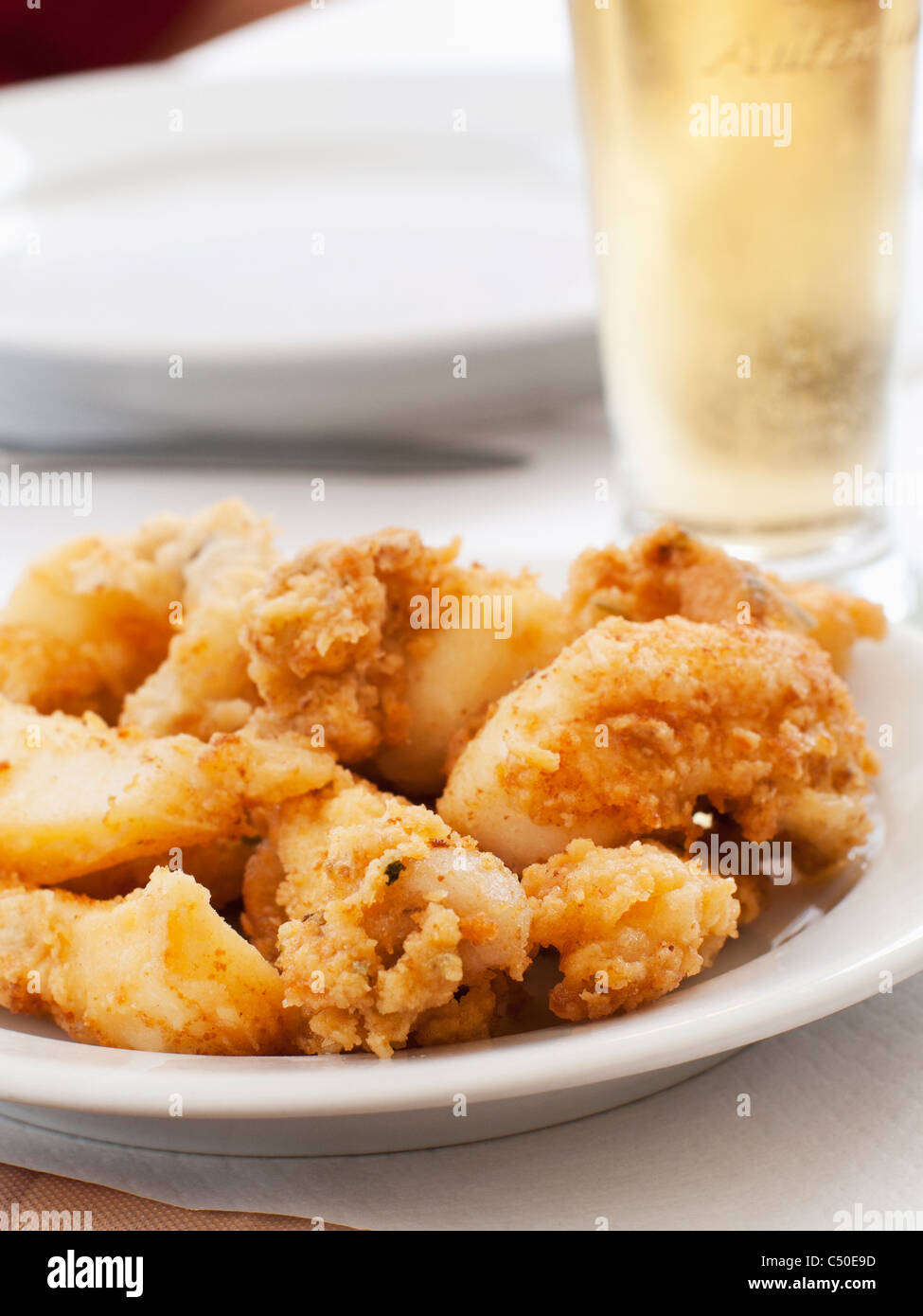 Close up of fried sardines portugaises Banque D'Images