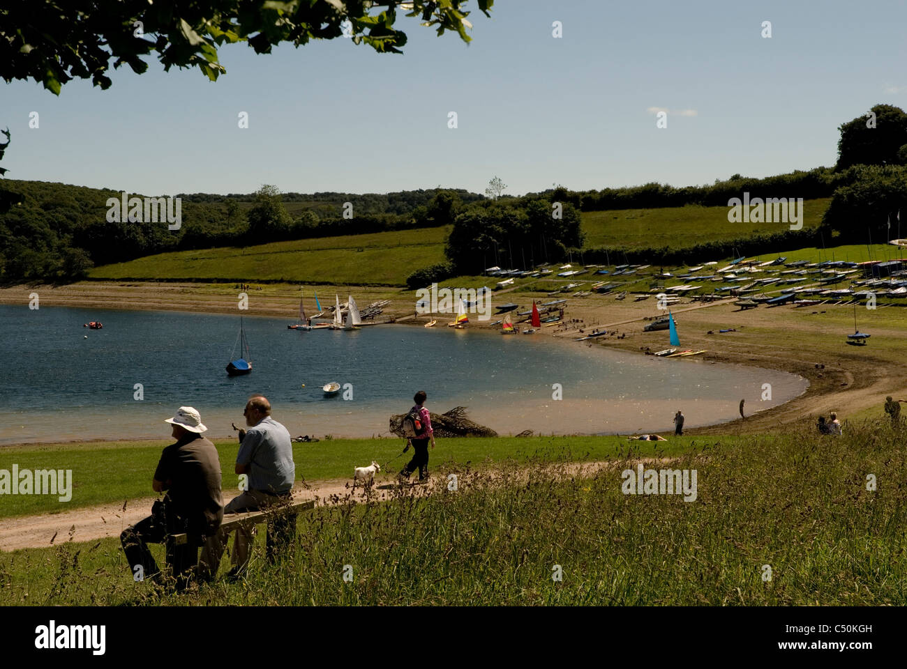 Lac Wimbleball, Exmoor, Somerset, England UK Banque D'Images