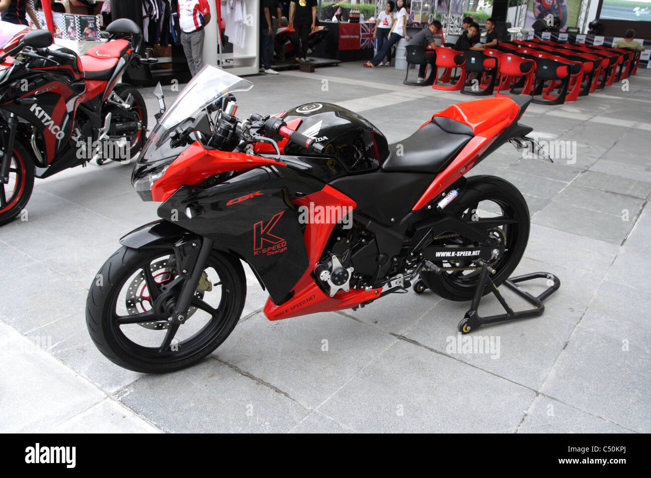Honda Motorcycle Show à Bangkok Banque D'Images