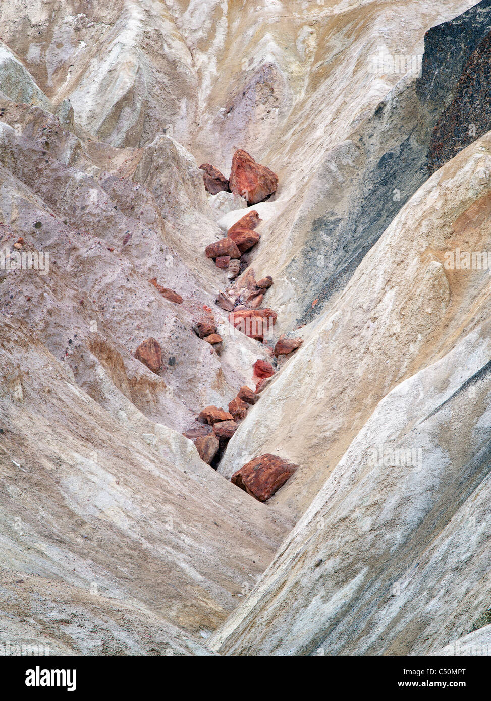 Red Rocks en canyon. Death Valley National Park, en Californie. Banque D'Images