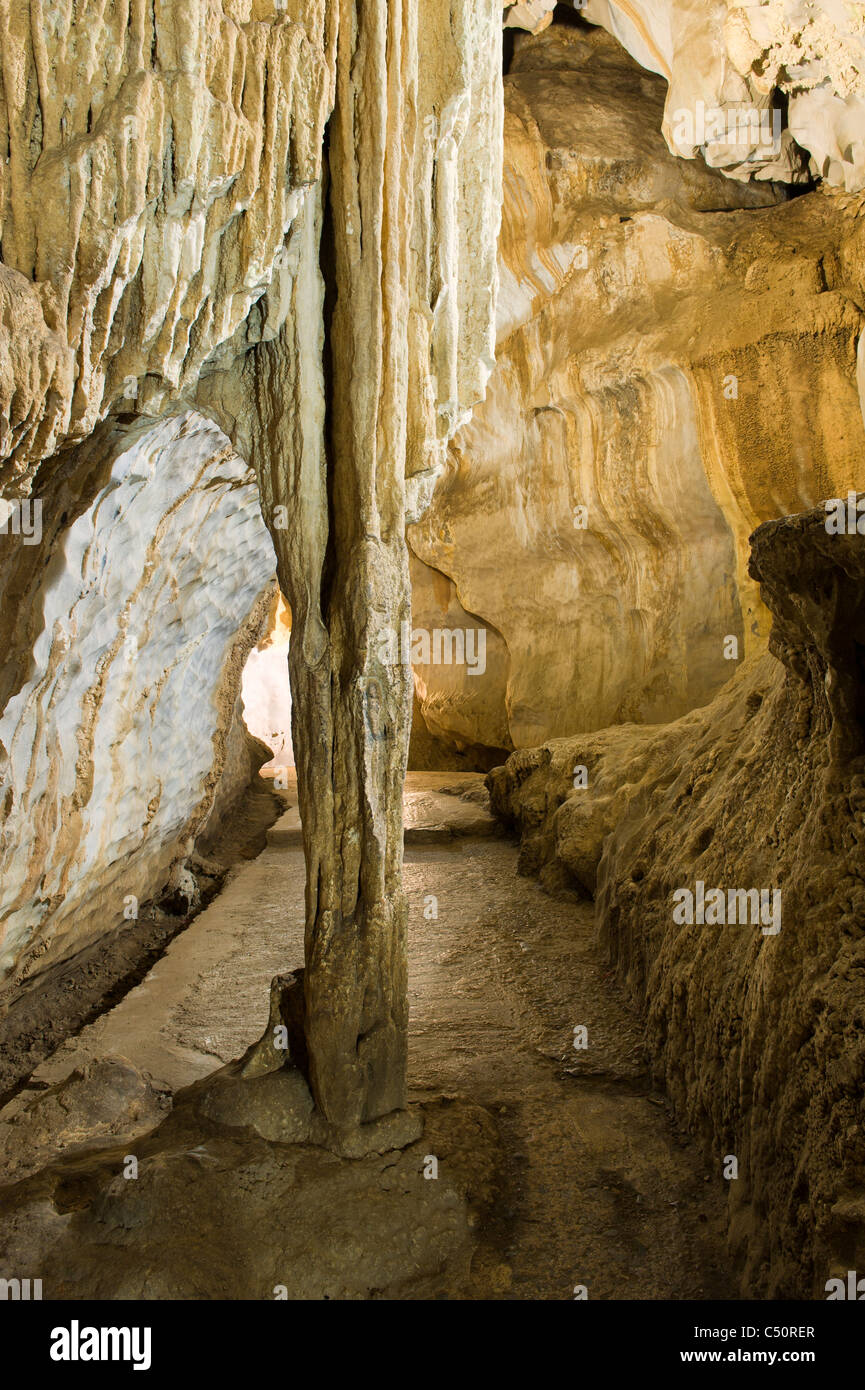 Cueva del Indio, grotte Indienne, Vinales, province de Pinar del Rio, Cuba Banque D'Images