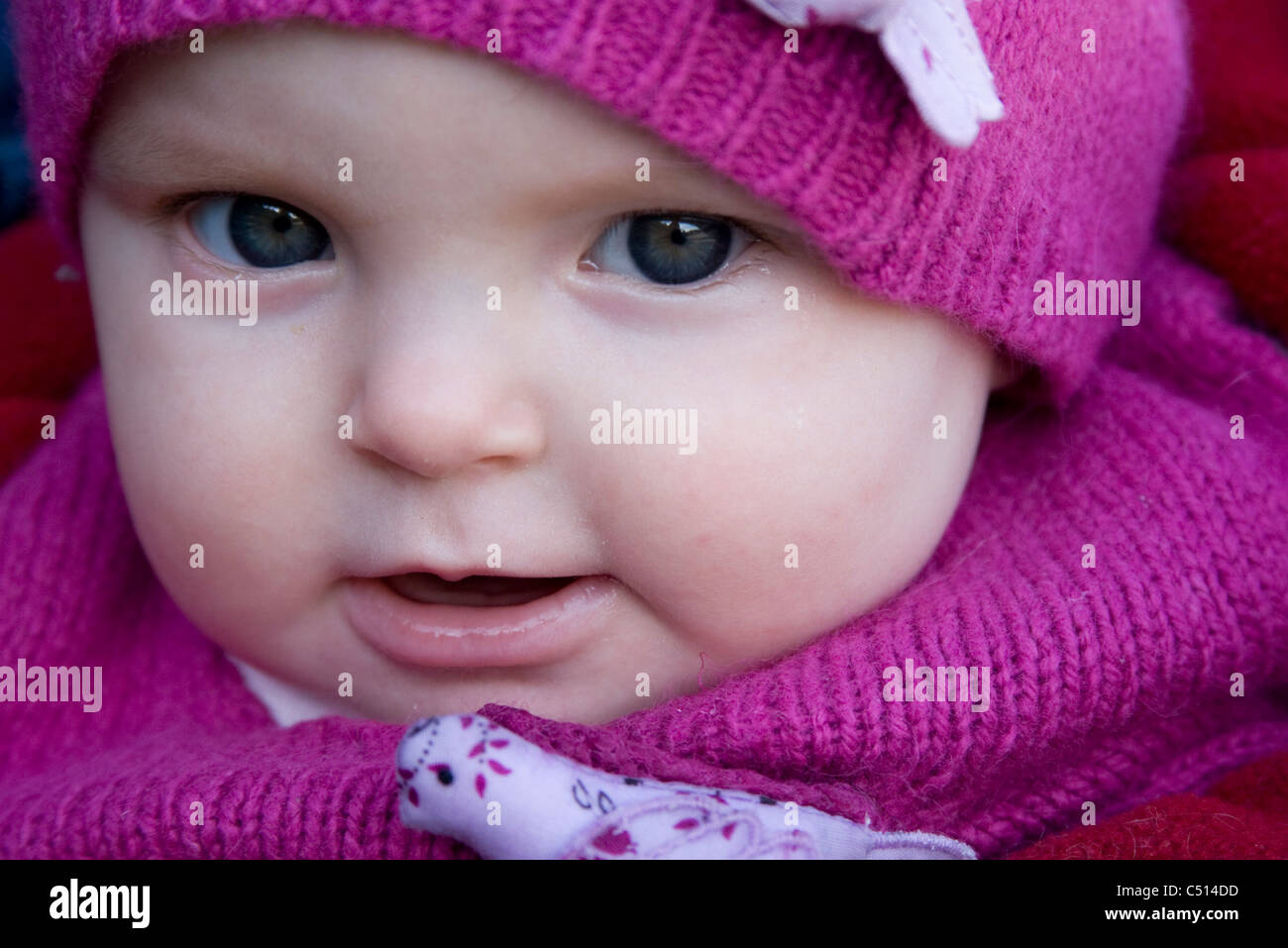 Baby Girl, portrait Banque D'Images