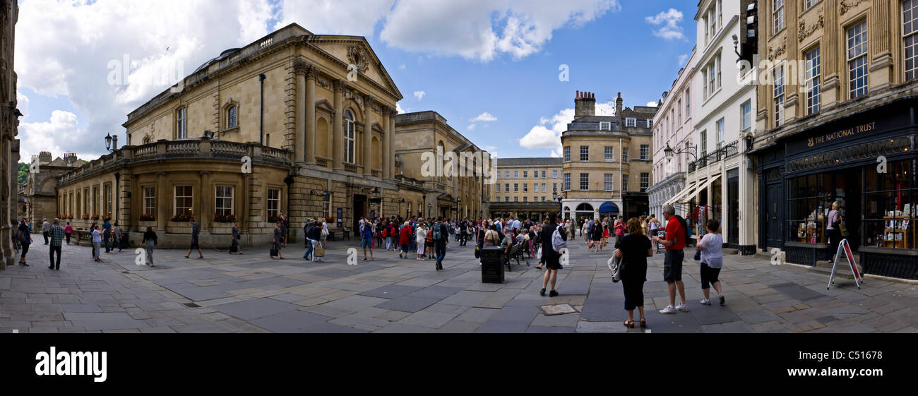 Le centre-ville de Bath - Les chambres de la pompe Banque D'Images