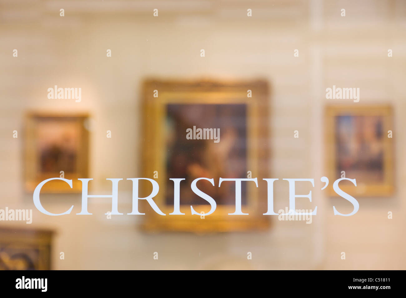 Christie's Londres Banque D'Images