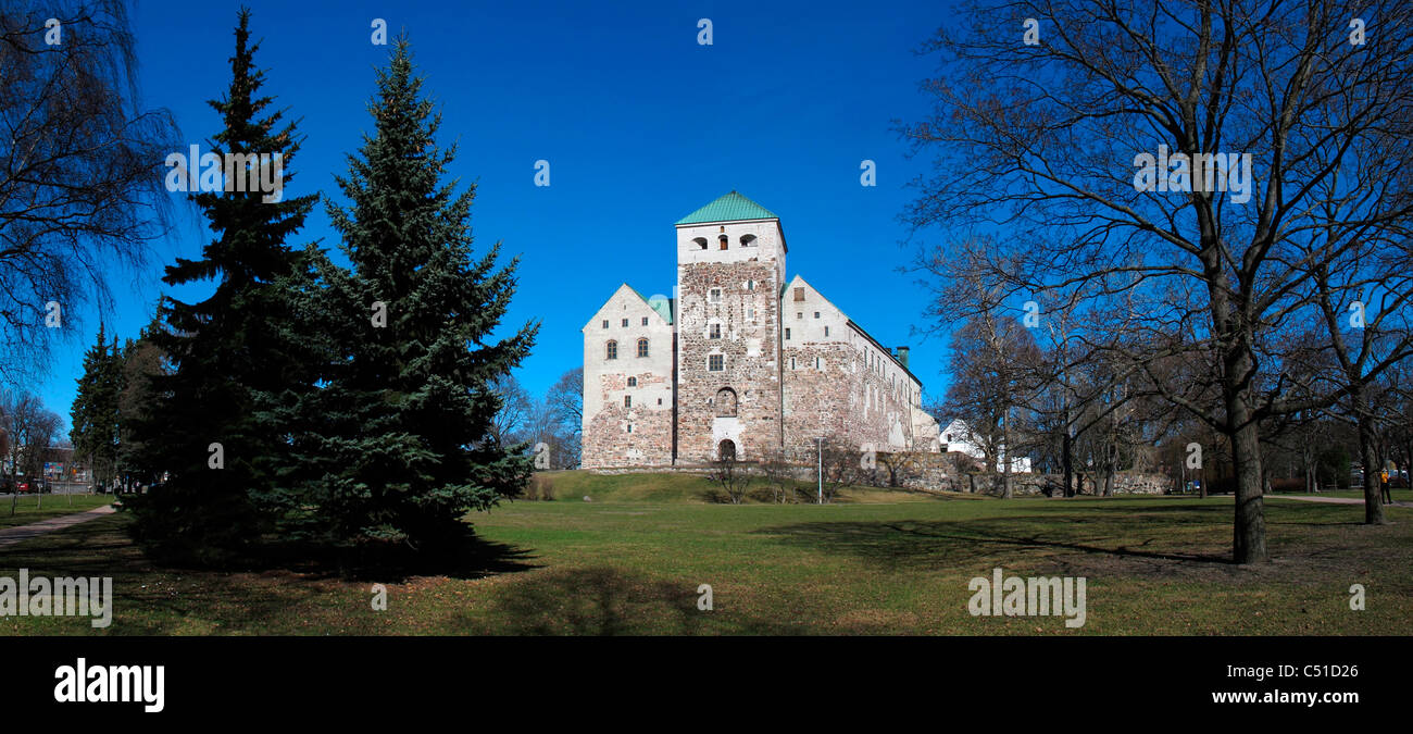 Entrée du château de Turku Finlande Scandinavie Banque D'Images