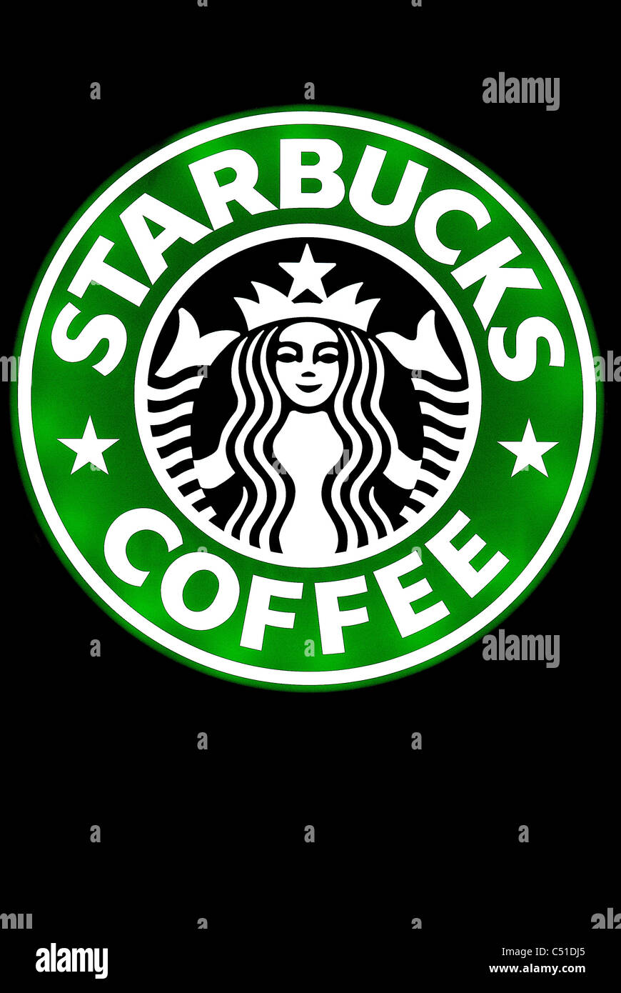 Logo de Starbucks Banque D'Images