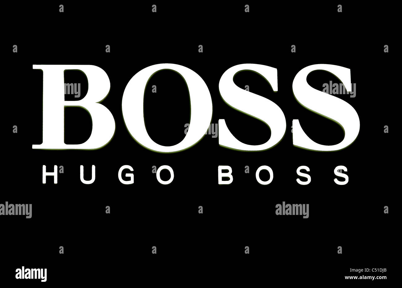 Logo de Hugo Boss Banque D'Images