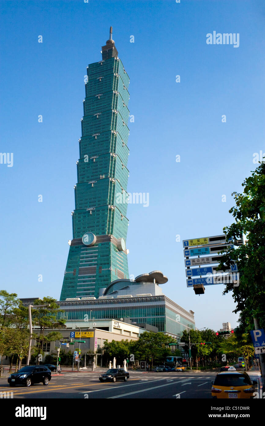 Taipei 101, Taipei, Taiwan Banque D'Images