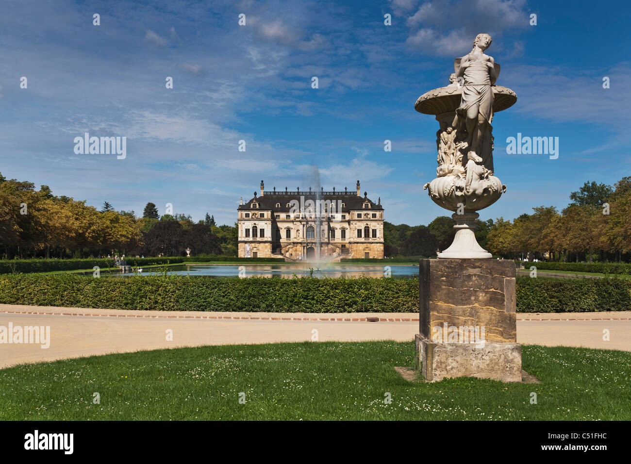 Palais im Großen Garten Dresden | palace dans la grosse garten Dresden Banque D'Images