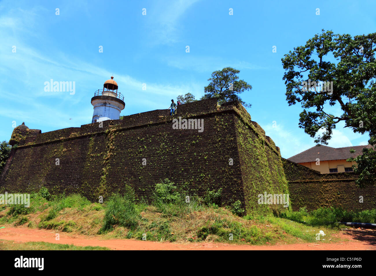 Thalassery fort est à Thalassery (une ville) Tellicherry dans Kannur District de l'état du Kerala en Inde du sud. Banque D'Images