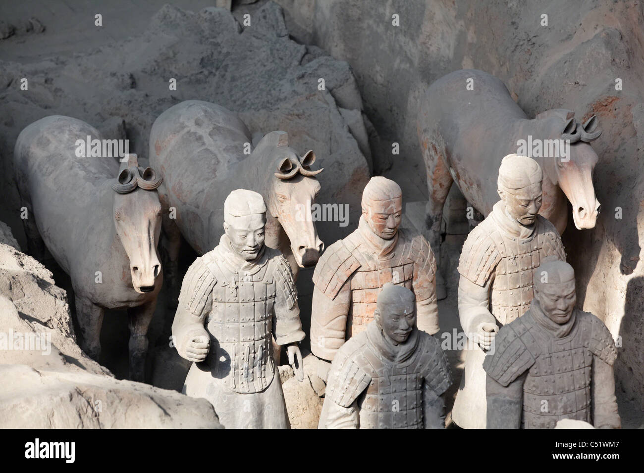 Terre cuite militaire Banque de photographies