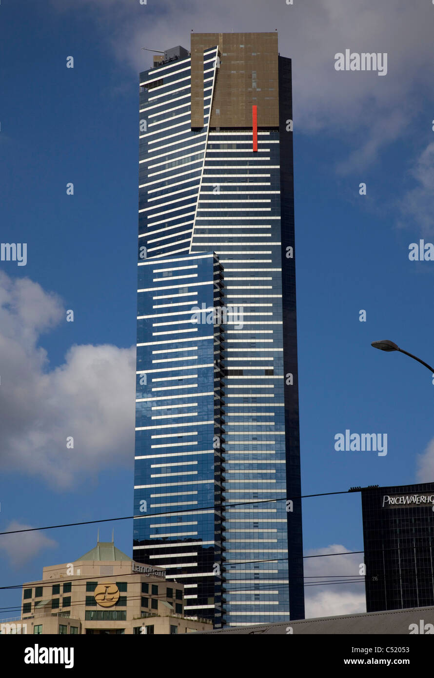 Eureka Skydeck 88 building à Melbourne, Victoria, Australie. Banque D'Images